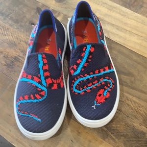 Boys Rothys Snake Print Size 13
